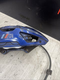 20-24 OEM BMW F97 F98 X3M X4M Front Left Right Brake Calipers Brembo Blue