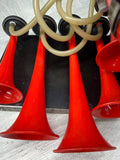 12V 185DB Loud Sound 4 Trumpet Red Train Air Horns Horn Kit E46 M3 Wiring