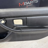 96-02 BMW Z3M Front Passenger Right Door Card Panel Cover Trim Leather Black
