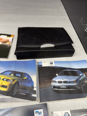 OEM 01-06 BMW E46 M3 COUPE OWNERS MANUAL BOOK BOOKLET POUCH