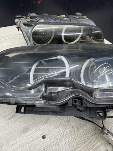 02-06 BMW E46 M3 ORIGINAL Bi Xenon Headlights Stock With Halos
