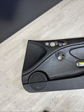 01-06 BMW E46 M3 PASSENGER RIGHT SIDE DOOR PANEL CARD BLACK OEM