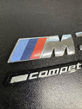 21-26 BMW G80 M3 Competition Front Grille Emblem Logo Badge Chrome Genuine OEM