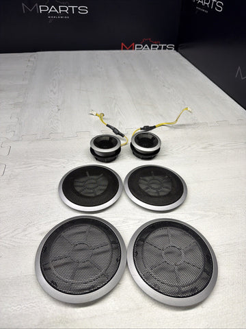 07-13 BMW E92 E93 3-Series 2dr Front Rear Door Individual Speaker Covers Trims