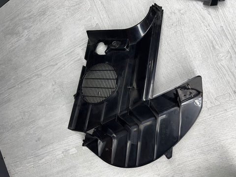 91-99 BMW E36 3 Series M3 Dead Pedal Cover Kick Panels Trims Covers Black OEM