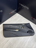 01-06 BMW E46 M3 DRIVER LEFT SIDE DOOR PANEL CARD BLACK OEM