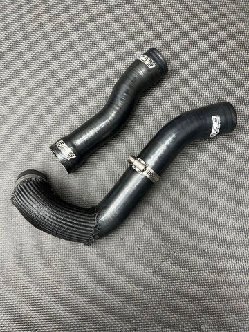 01-06 BMW E46 M3 S54 Pair Set of 2 Radiator Coolant Hoses Silicone ECS Tuning