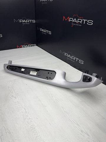 01-06 BMW E46 M3 Brushed Aluminum/Grey Door Trim Armrest Front Left Driver