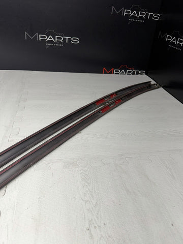 97-03 BMW E39 M5 Right & Left Roof Strip Drip Molding Trims Set Oem