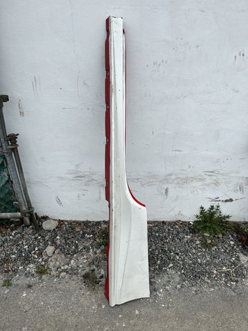 15-19 FERRARI 488 GTB Spider Left Driver  Sideskirt Side Skirt ROSSO RED *Damage