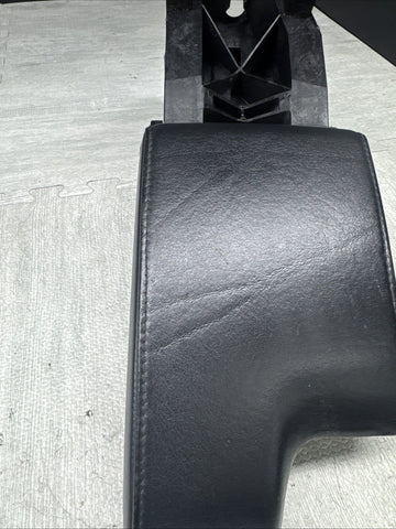 01-06 BMW E46 M3 Center Console Armrest Arm Rest Black Leather