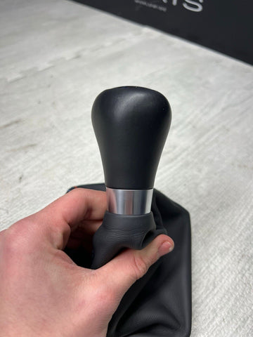 19-20 OEM BMW F87 M2 Manual Transmission Shifter Knob Leather Tri Stitch Boot