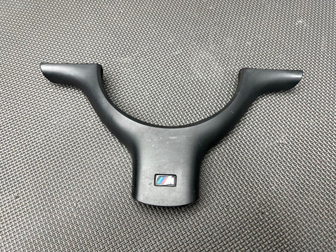 01-06 BMW E46 M3 Lower Steering Wheel Trim Cover Plate Black
