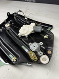 14-20 OEM BMW F33 F83 M4 Convertible Rear Left Driver Window Regulator + Glass
