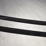 08-13 BMW E92 335 M3 Coupe Roof Rails Mouldings Pair 51138045379 *Fading Paint*