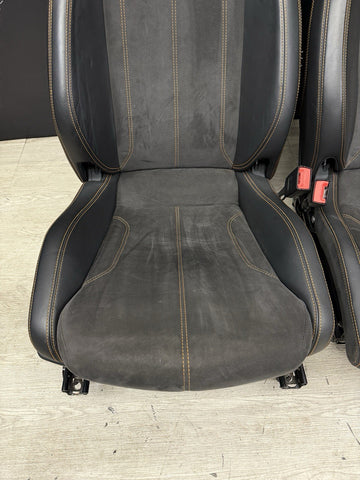 14-19 LAMBORGHINI HURACAN LP610-4 FRONT SEATS OEM + REMOVABLE HONDA CIVIC RAILS