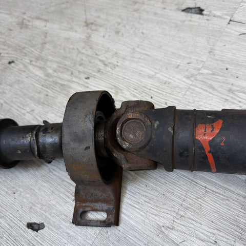 96-99 BMW E36 M3 S52 Manual Drive Shaft Driveshaft OEM 57MM *Damaged Sleeve