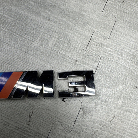 Genuine BMW E36 M3 Rear Badge Trunk Emblem 51142250539 51142250811