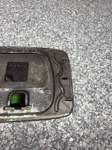 01-06 BMW E46 M3 Rear Fuel Gas Tank Flap Filler Lid Cover Cap Titan Silver OEM
