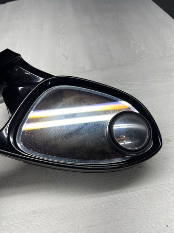 08-13 BMW E92 E93 M3 Left Driver Heated Fold Mirror Assembly Gloss Black