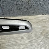 01-06 BMW OEM E46 M3 Brushed Aluminum/Black Vert Trim Armrest Left Driver Rear