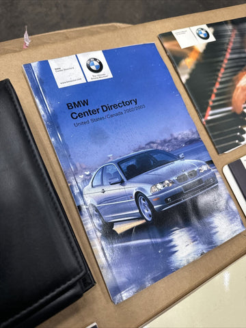 OEM BMW 01-06 E46 M3 BOOK BOOKS BOOKLETS POUCH
