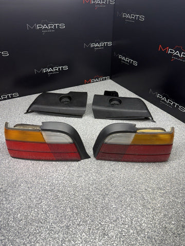 92-99 BMW E36 325 328 M3 Coupe Amber Rear Tail Lights OEM