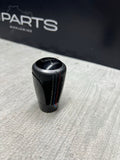 BMW E46 M3 Gloss Black Tri Stitch Suede Shift Knob Shifter SMG Weighted