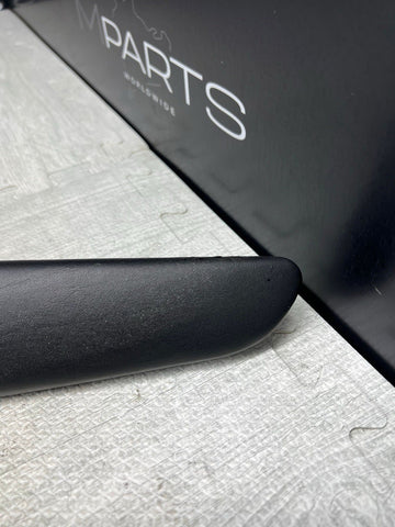 01-06 BMW E46 M3 Convertible Door Arm Rest Armrest Pads Black *2 Broken Tabs