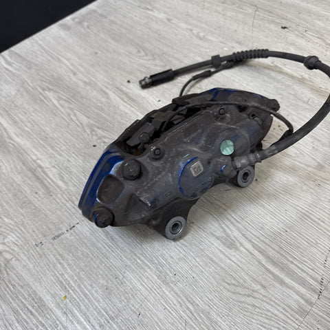 BMW 15-20 F87 M2 F30 F31 F80 F82 F83 M3 M4 Front Left Driver Brake Caliper Blue