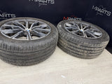 OEM 20" BMW Style 740M Wheels Rims w/2 Tires 2019+ G05 X5 G06 X6 Grey Machined