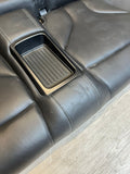 BMW F82 M4 Coupe 15-20 Rear Back Seats Cushion Black Leather Backrest Bench