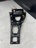 09-13 BMW E93 M3 CONVERTIBLE DCT CIC LEATHER CENTER CONSOLE TRIM