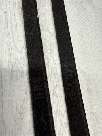 01-06 BMW E46 M3 Coupe Front A Pillar Strips Covers Trims Black Original OEM Set