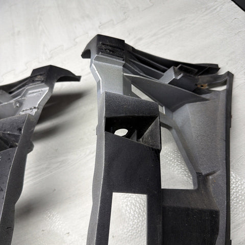 01-06 BMW E46 M3 FRONT BUMPER COVER GUARDS BRACKETS 2695247