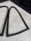 BMW 94-99 E36 325 328 M3 Coupe Panel Window Seals Black Quarter Rear
