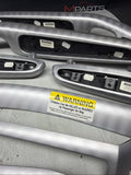 01-06 BMW E46 3 Series M3 Coupe Interior Armrests Trim Set Aluminum *Tab
