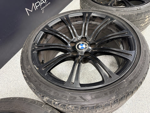08-13 OEM BMW E90 E92 E93 M3 19” Wheels Rims Style 220M Black 19x8.5 19x9.5
