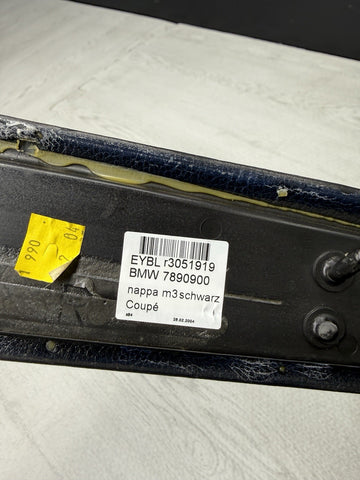 01-06 BMW E46 M3 Door Upper Arm Rest Armrest Pad Black Right Passenger