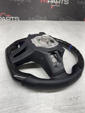 BMW G80 G82 G83 M3 M4 20-23 OHC Carbon fiber Steering Wheel Tri Stitch AUTO