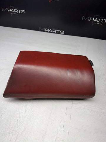 BMW E46 M3 01-06 Rear Seat Back Cushion Imola Red Leather Backrest Convertible