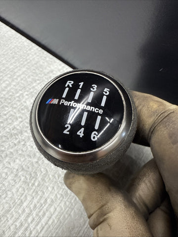 Genuine BMW Gear Shift Knob With Alcantara M PERFORMANCE 25112222534