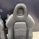 Honda S2k S2000 Interior Front Heated Seats Black Passenger Driver (Bent Rail)