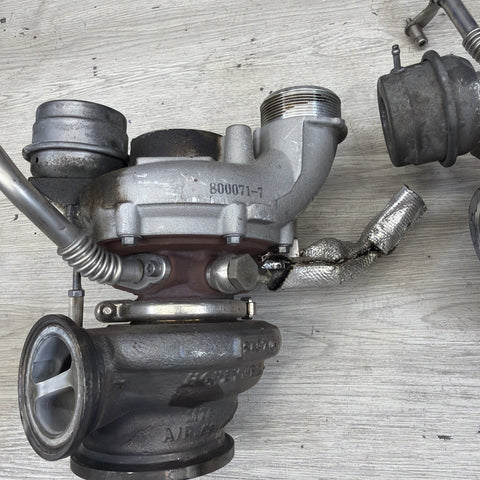 13-15 OEM BMW F10 F13 M5 M6 S63 PWG Garrett Turbo Turbos Turbocharger Set 62k