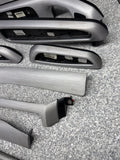 01-06 BMW E46 M3 Convertible Interior Armrests Trim Set Brushed Aluminum