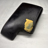 01-06 BMW E46 M3 Center Console Armrest Arm Rest Black Leather *Notes*