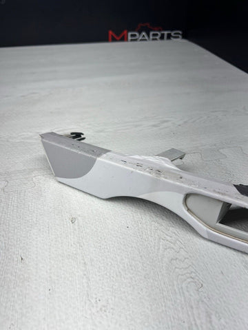 BMW E46 M3 01-06 FRONT HEADLIGHT TRIMS MOLDINGS PAIR ALPINE WHITE