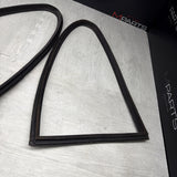 01-06 BMW E46 M3 Rear Vent Quarter Glass Window Seal Gasket Weatherstrip Set OEM