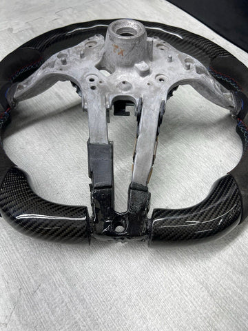NEW 15-20 BMW F80 F82 F83 M3 M4 Carbon Fiber Steering Wheel Blue