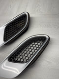 08-13 BMW E90 E92 E93 M3 Hood Scoops Silverstone Pair 8042978